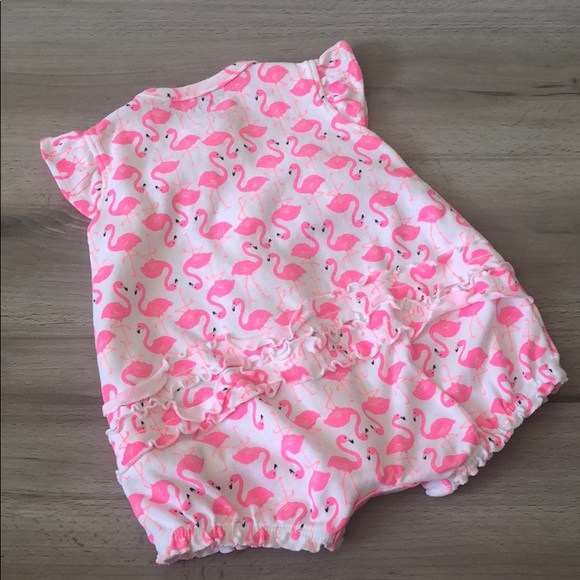 2 piece flamingo body suit-sold as set - Picture 8 of 8